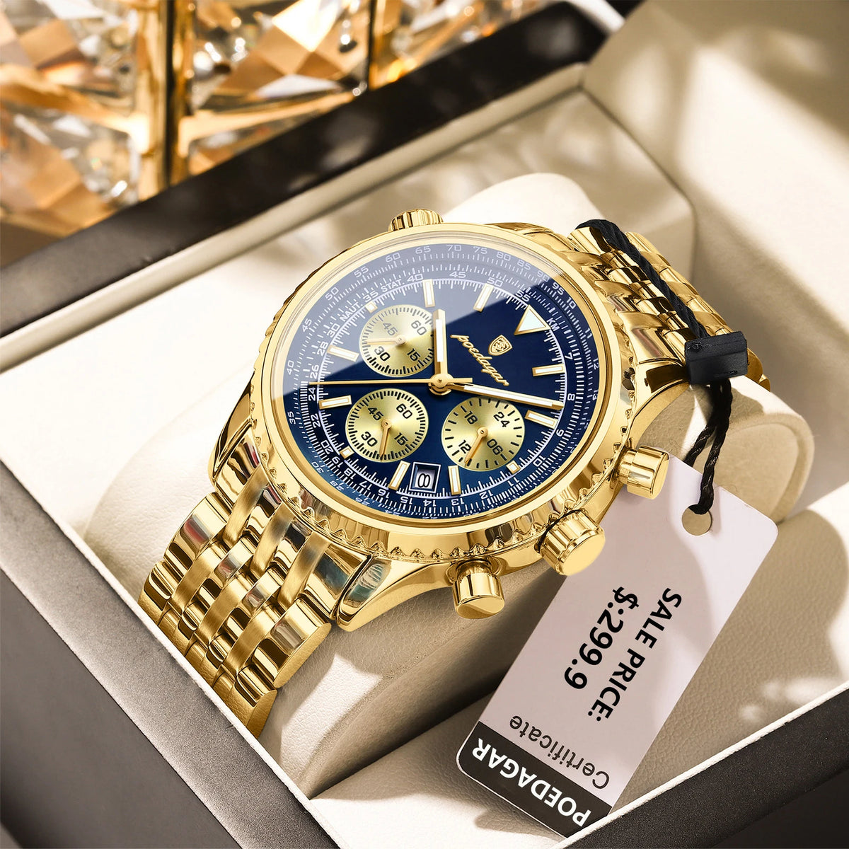 Classic Stainless Steel Quartz Watch