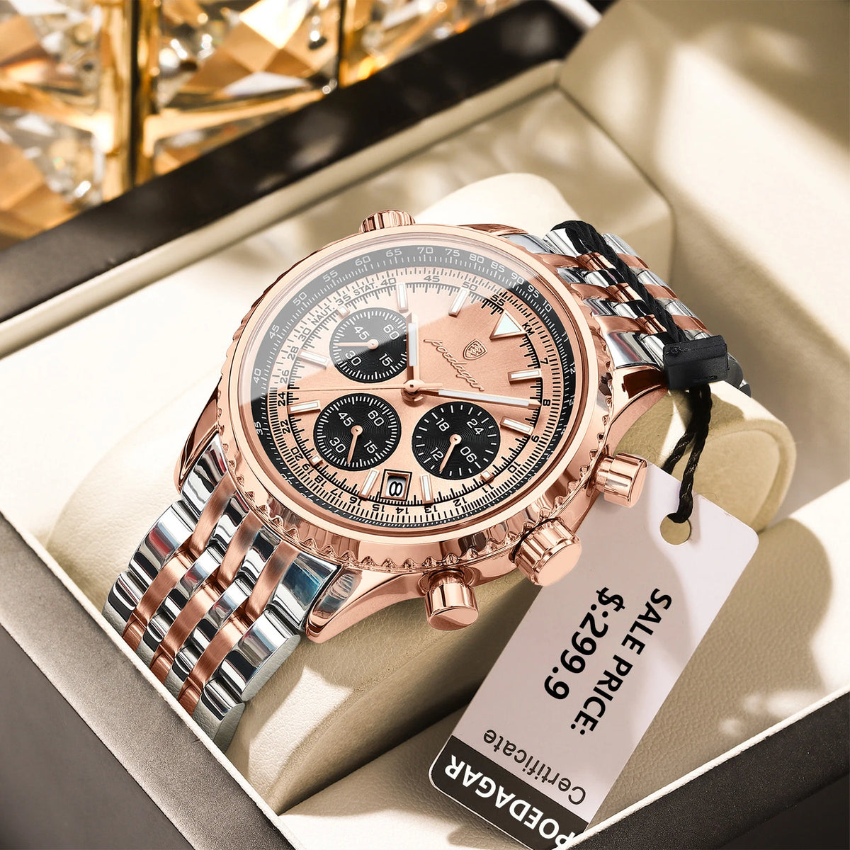 Classic Stainless Steel Quartz Watch