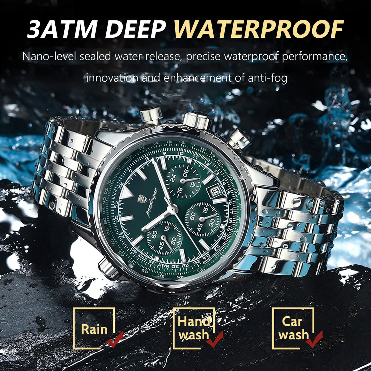 Classic Stainless Steel Quartz Watch