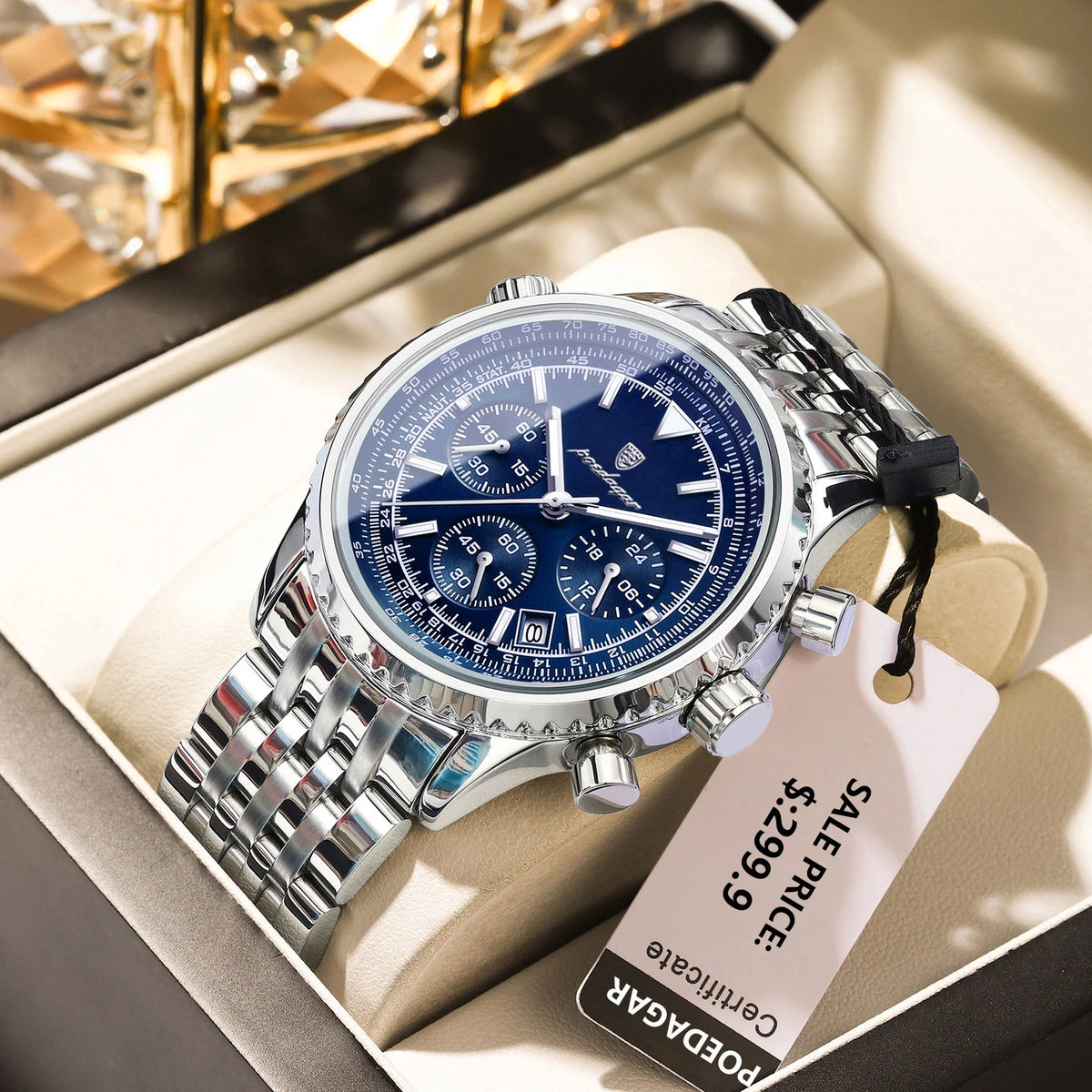 Classic Stainless Steel Quartz Watch