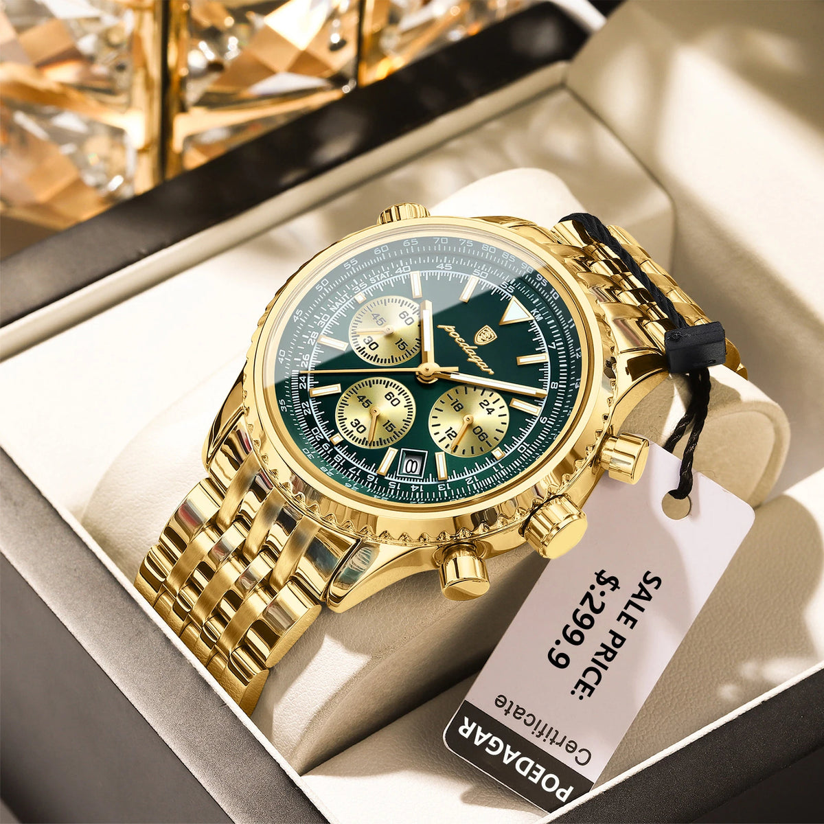 Classic Stainless Steel Quartz Watch